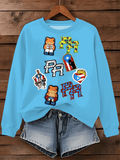 Puerto RIco Singer Boricua Decorate Printed Sweatshirt