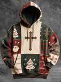 Men's casual Christmas faith print sweatshirt