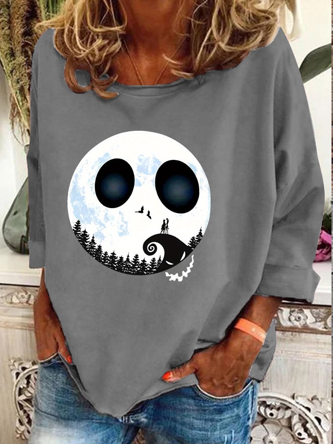 Women's Halloween crew neck sweatshirt