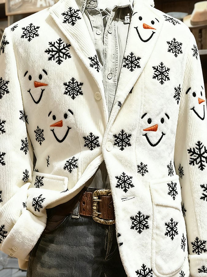 Men'S Casual Faux Sequin Striped Print Suit Jacket