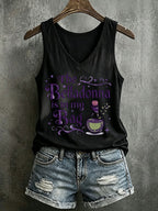 Women's The Belladonna Is In My Bag Printed Tank Top