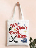 Hockey Romance Tote Bag