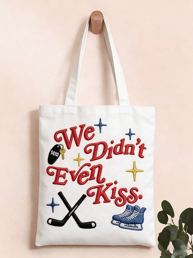 Hockey Romance Tote Bag