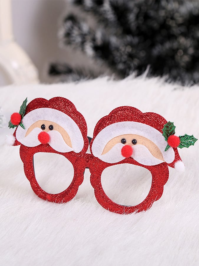 Christmas Party Decoration Glasses Frame