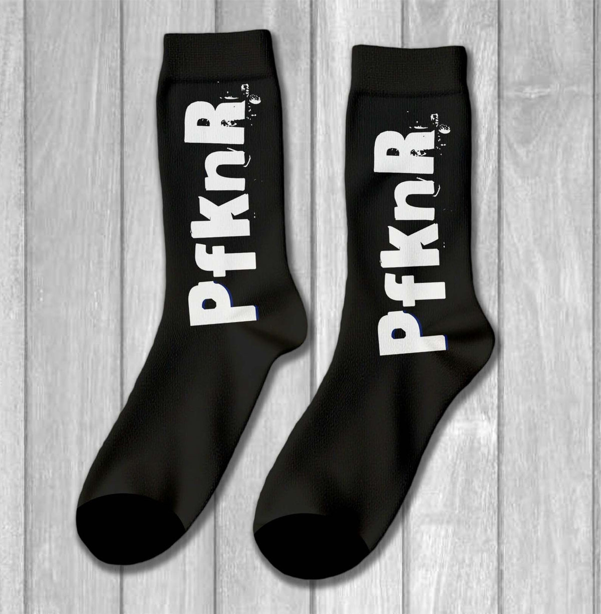 Puerto Rico Singer Pure White PfknR Printed Socks