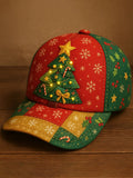 Christmas-Themed Art Print Baseball Cap