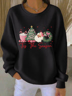 Women's Merry Christmas Print Casual Hoodie