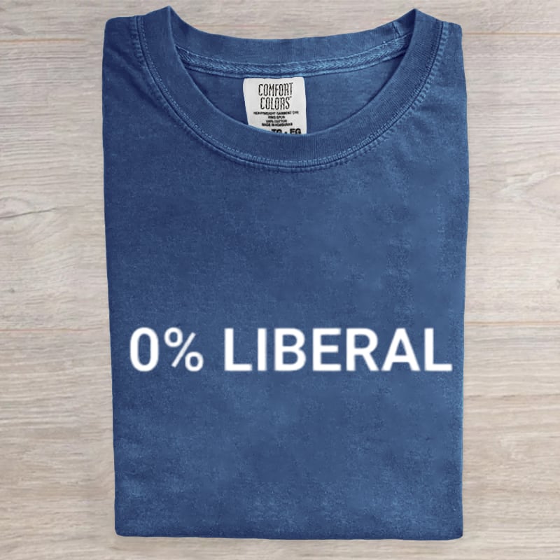 0% Liberal Art Print T-Shirt