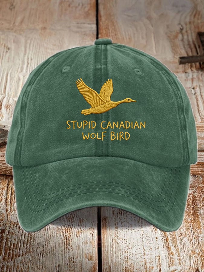 Unisex casual Hockey Romance washed cotton hat