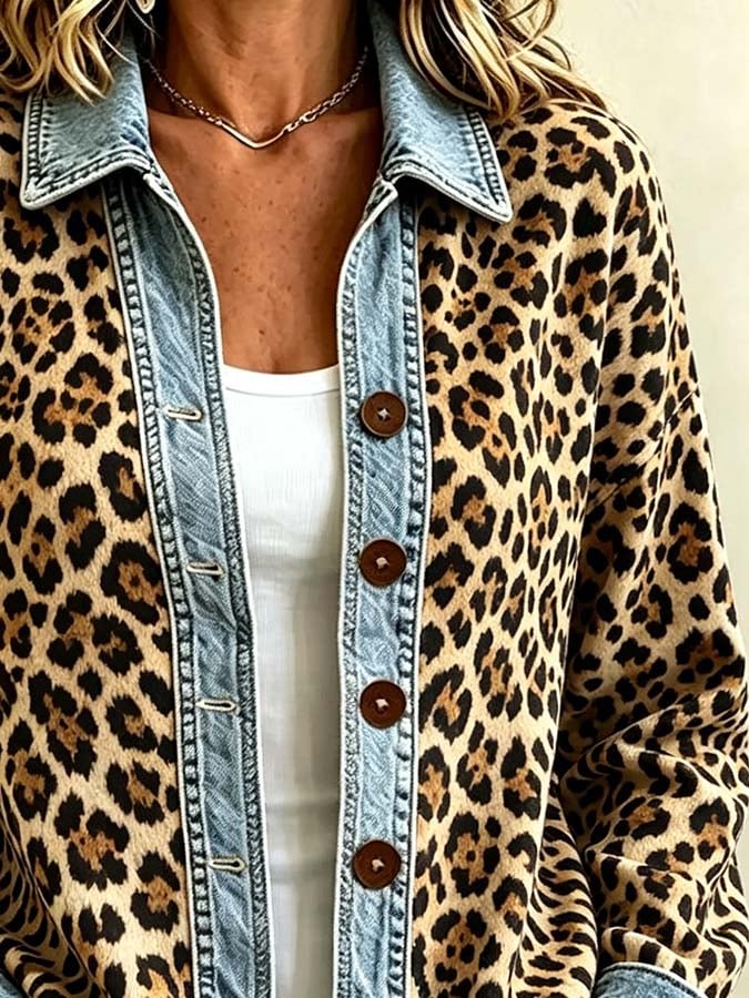 Women'S Casual Printed Cardigan