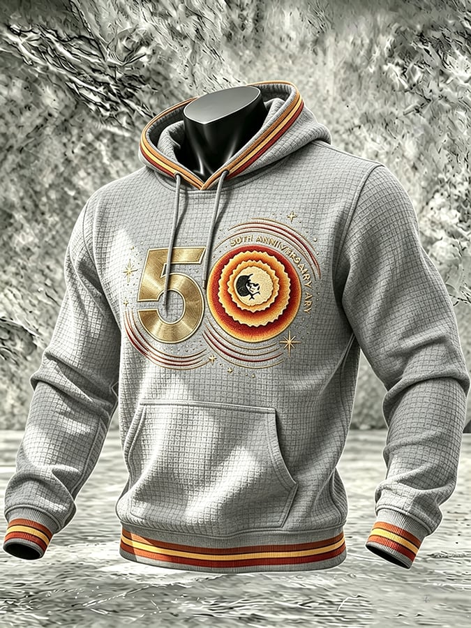 Men'S Singer Tour Casual Printed Hoodie