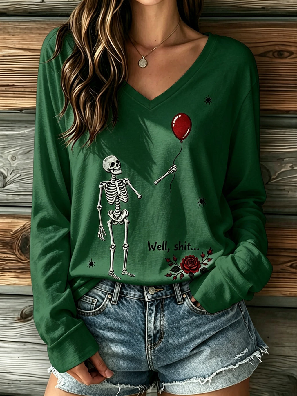 Women's Retro Halloween Print T-Shirt