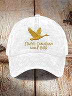 Unisex casual Hockey Romance washed cotton hat