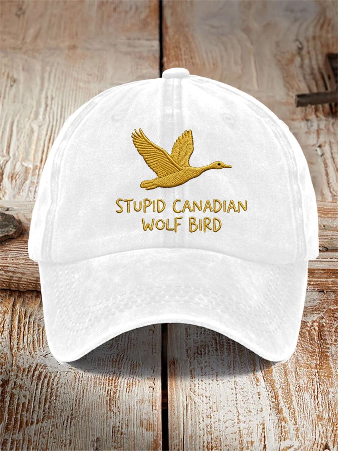 Unisex casual Hockey Romance washed cotton hat