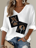 Puerto Rico Singer Boricua Printed Long Sleeve Top