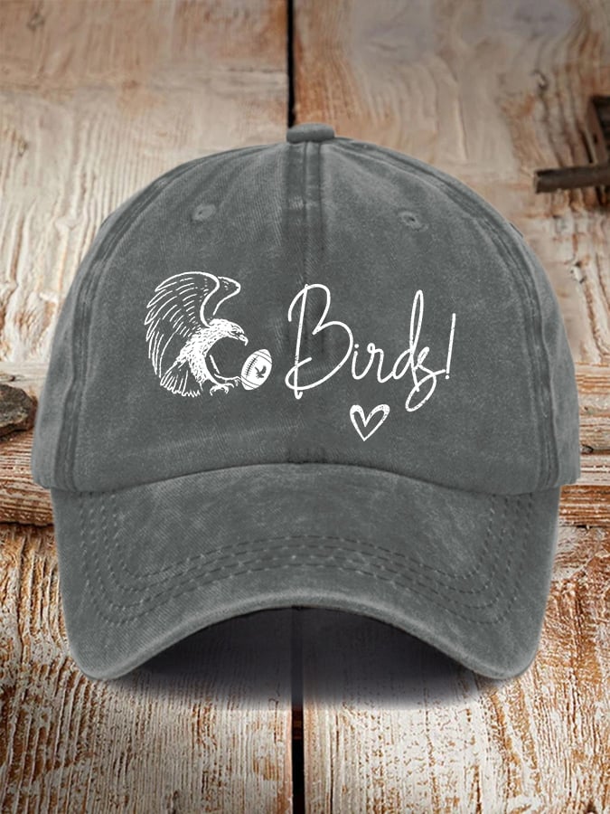 Unisex Vintage Football Print Hat
