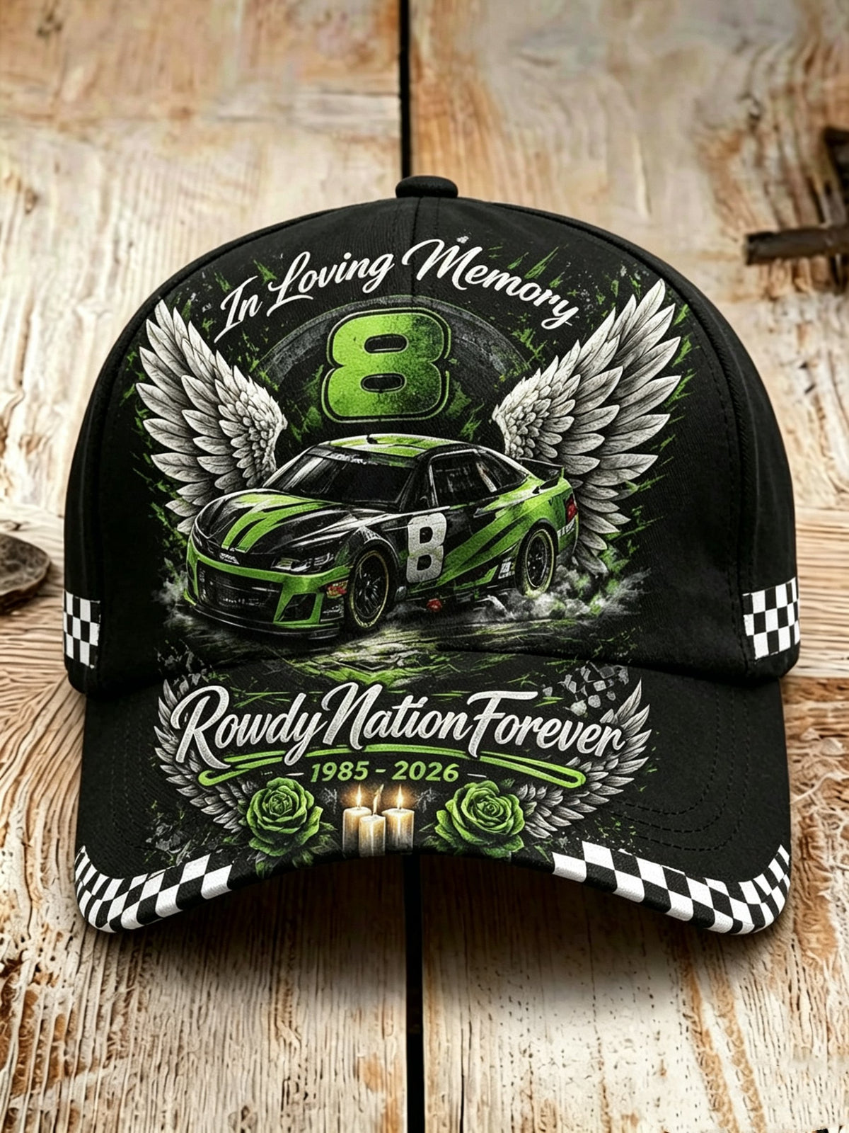 Unisex Racing-Print Baseball Cap