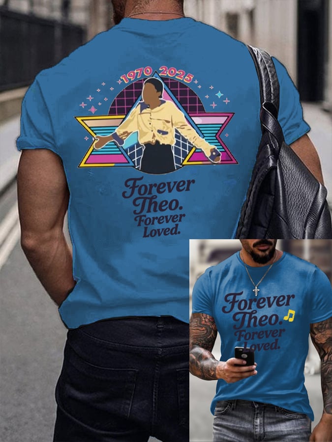 Men's Forever In Our Hearts Printing T Shirt