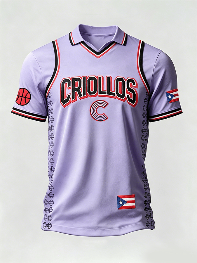 🔥🔥2nd 50% Off 🔥🔥Men's Puerto Rican Basketball Printed Casual T-shirt