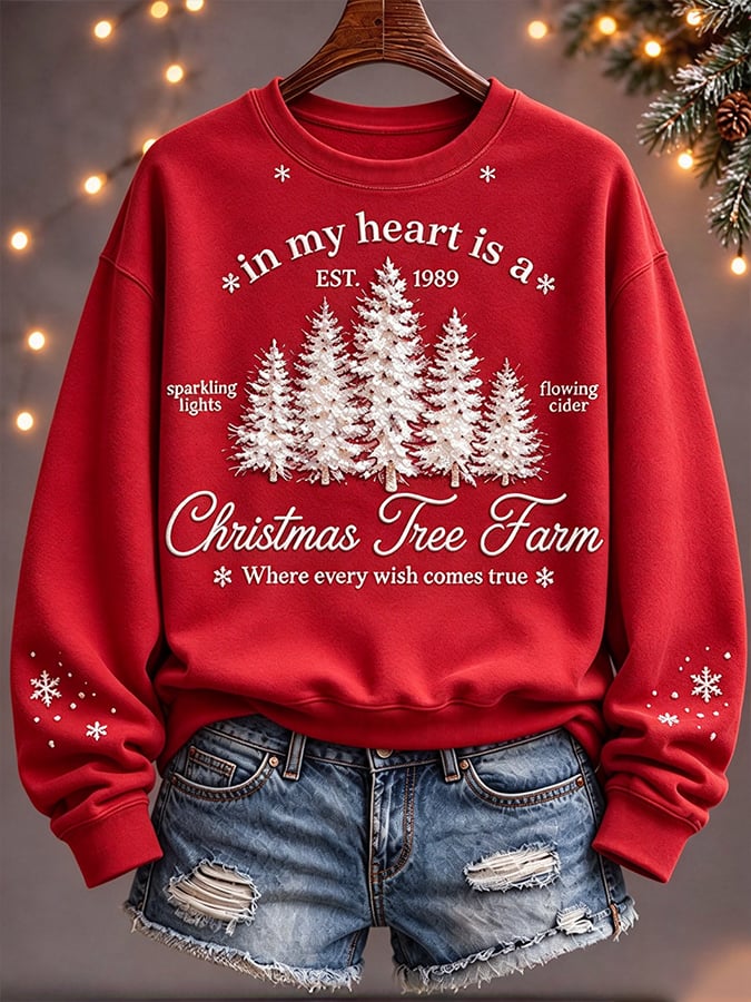 Women'S Christmas-Themed Top