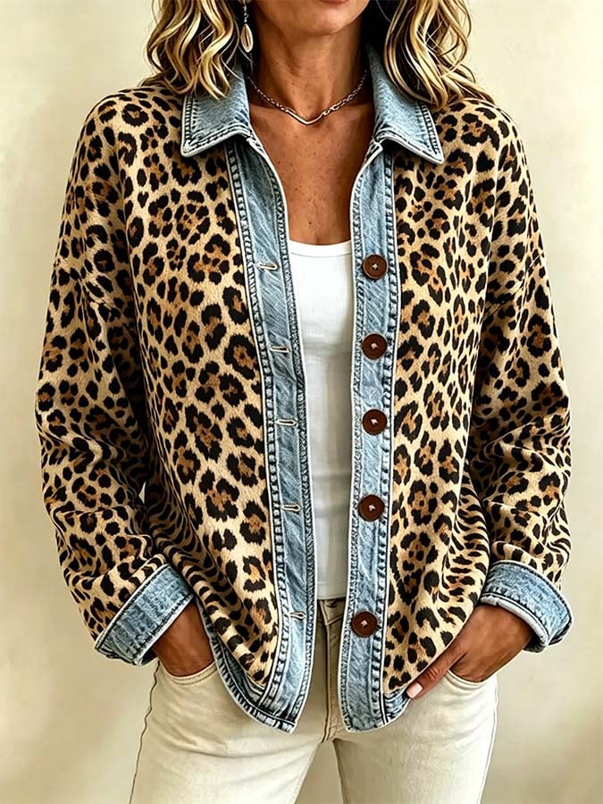 Women'S Casual Printed Cardigan