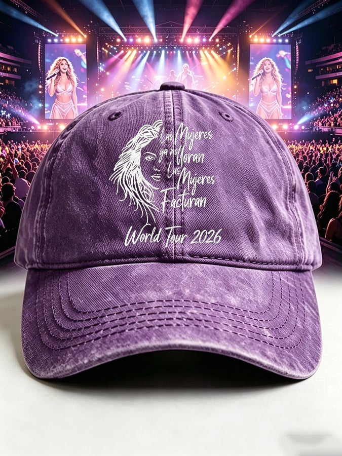 Unisex Vintage Queen Of Latin Music Printed Hat