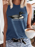 Women's Hockey Romance Print Tank Top