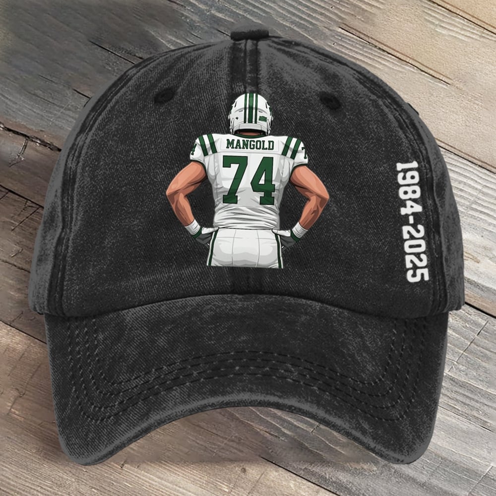 A True Jet 74 Football Art Printed Cap