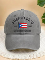 Unisex Puerto Rico Print Hat