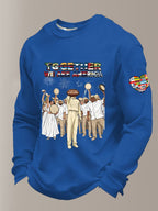 Men's「TOGETHER WE ARE AMERICA waffle-knit T-shirt