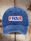 P Fkn R Silhouette For Cricut Printed Baseball Cap