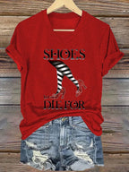 Women's Halloween Printed Casual T-Shirt