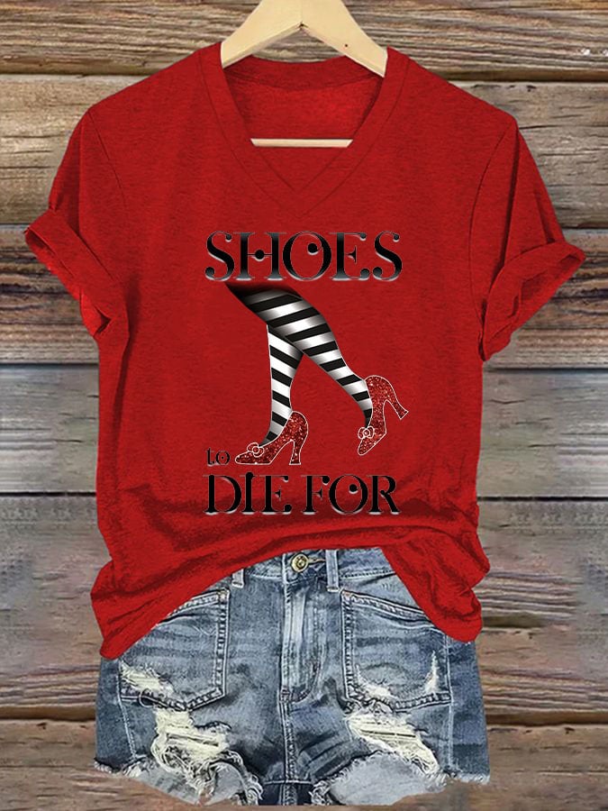 Women's Halloween Printed Casual T-Shirt