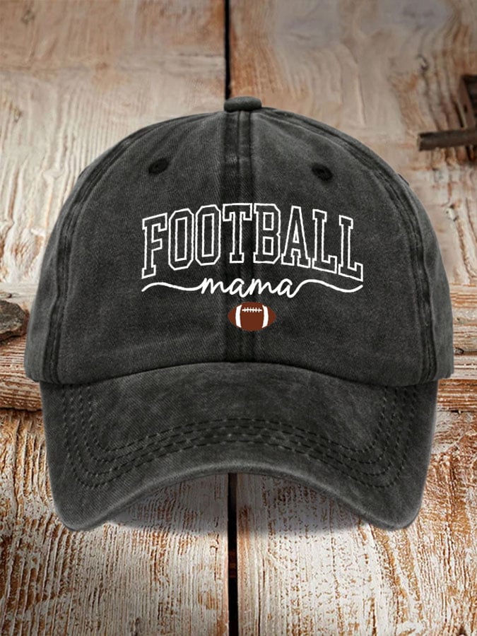 Unisex Football Mama Print Hat