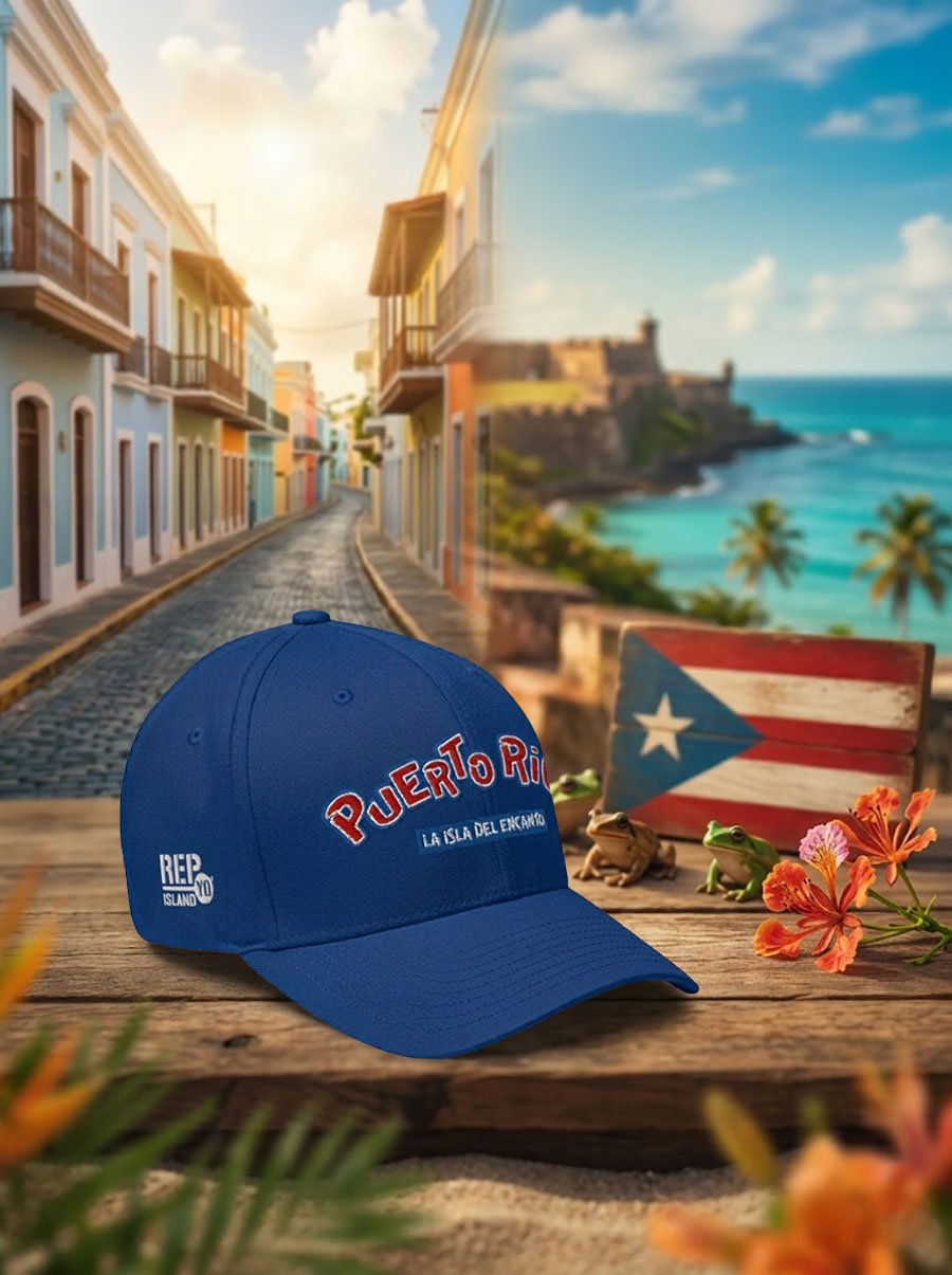 Unisex Puerto Rico Print Hat