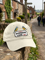 Retro Dungeon Lane Print Baseball Cap