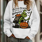 Who Needs Christmas When You Can Steal Halloween Art Printed Sweatshirt