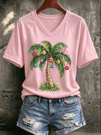 🔥🔥2nd 50% Off 🔥🔥Women's Casual Printed Short-Sleeve T-Shirt