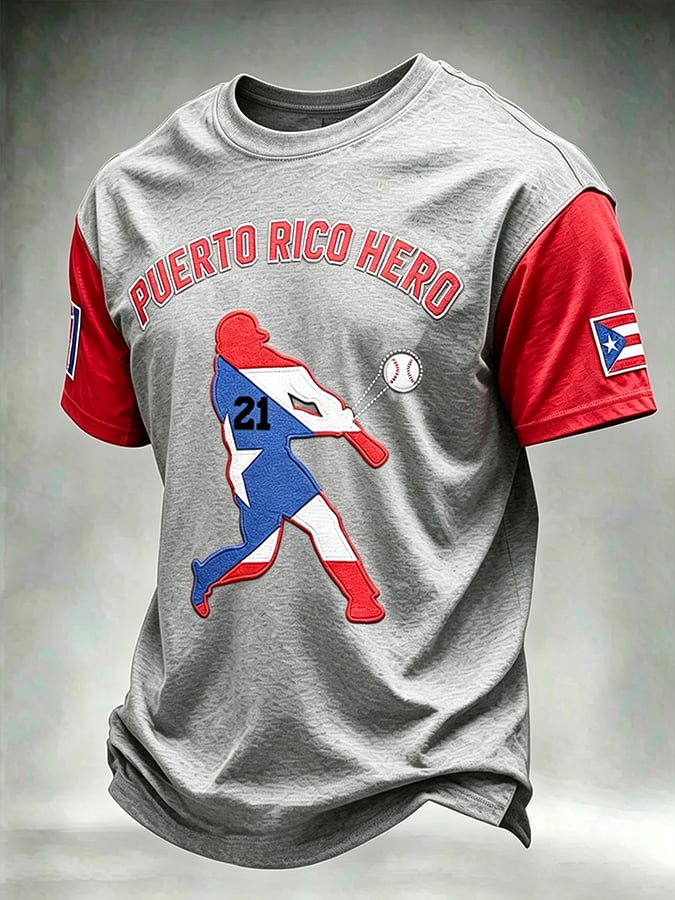 Men's Roberto Clemente Day Print Short-Sleeve T-Shirt