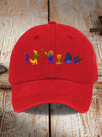 Retro Animals Print Baseball Cap