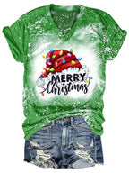 Fashion Tie Dye Print Short Sleeve T-Shirt