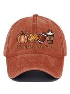 It's Game Day Y'all Football Print Baseball Cap