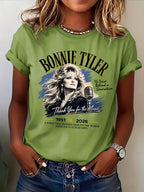 Retro The Voice Behind A Generation Thank You For The Music A Voice That Echoed Around The World Forever In Our Hearts Print T-Shirt