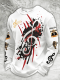 Men's  crewneck printed sweatshirt