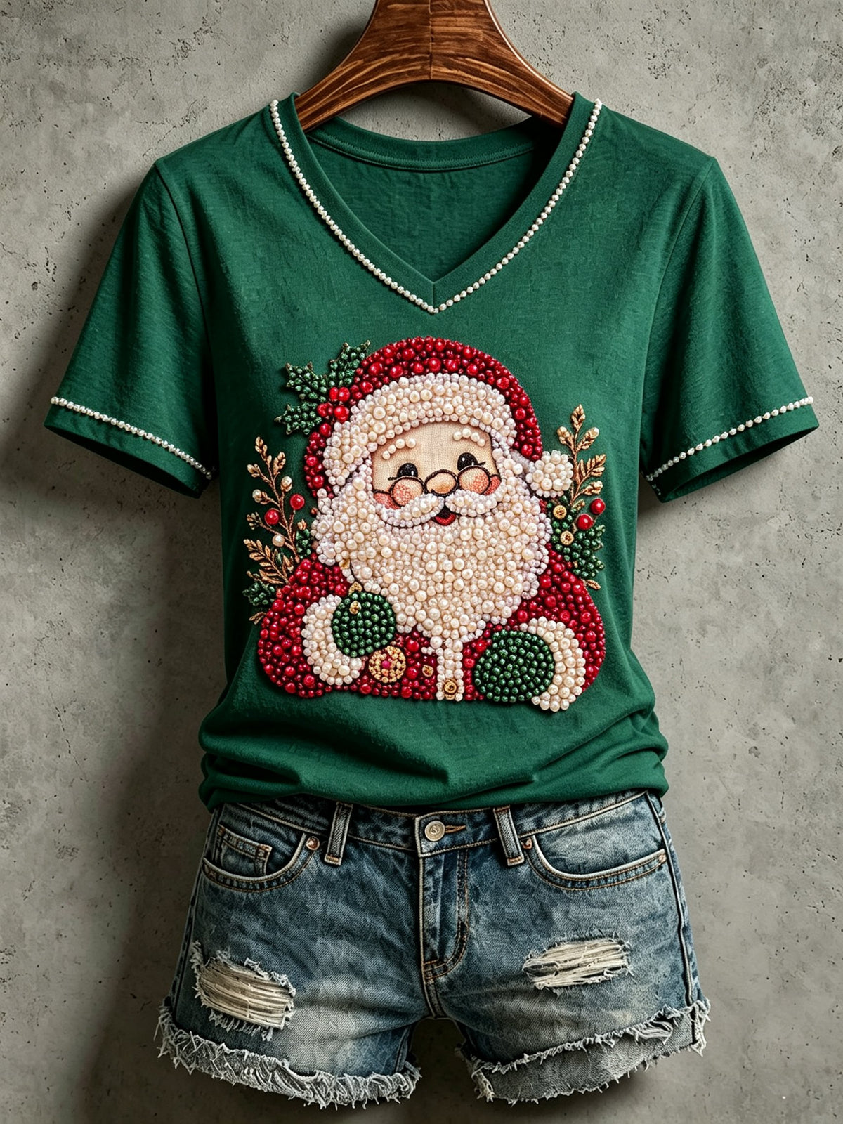 Women's Christmas Print T-Shirt