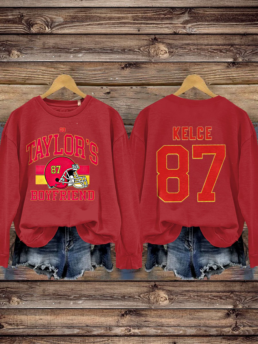 Women's Love Story V-neck Print Sweatshirt
