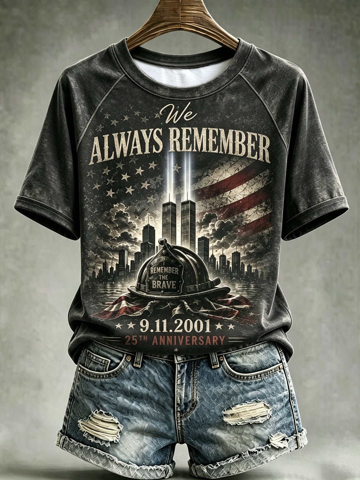 Women's 9/11 Memorial Graphic Top
