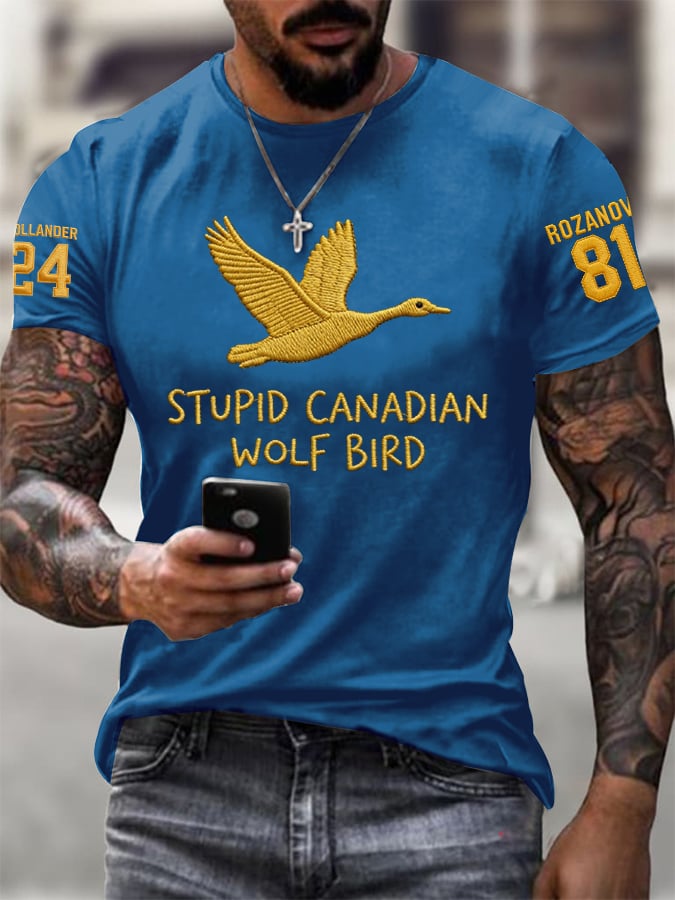 Men's Hockey Romance Print T-Shirt
