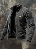 Men's Retro Waffle Panel Outdoor Jacket