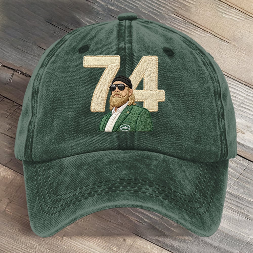 A True Jet 74 Football Art Printed Cap